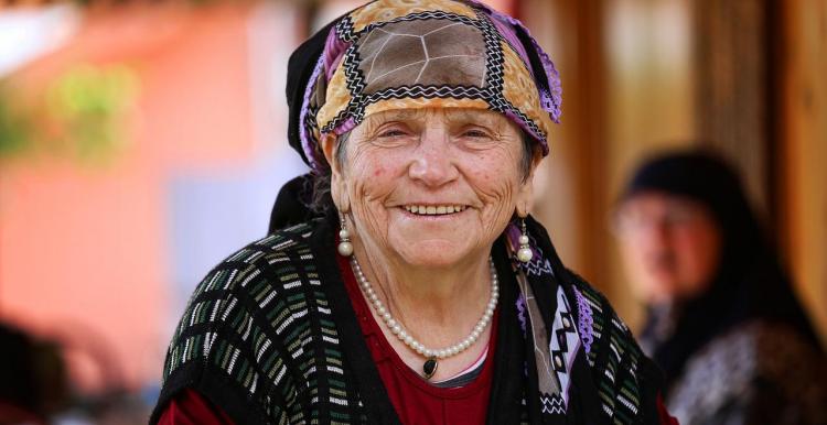 Eastern European man in traditional clothing